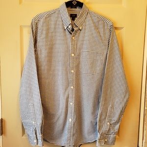 J. Crew Size Small Blue and White Flannel
